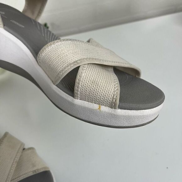Clark’s Cloud-steppers Womens Wedge Sandals Size  10 - Picture 3 of 11